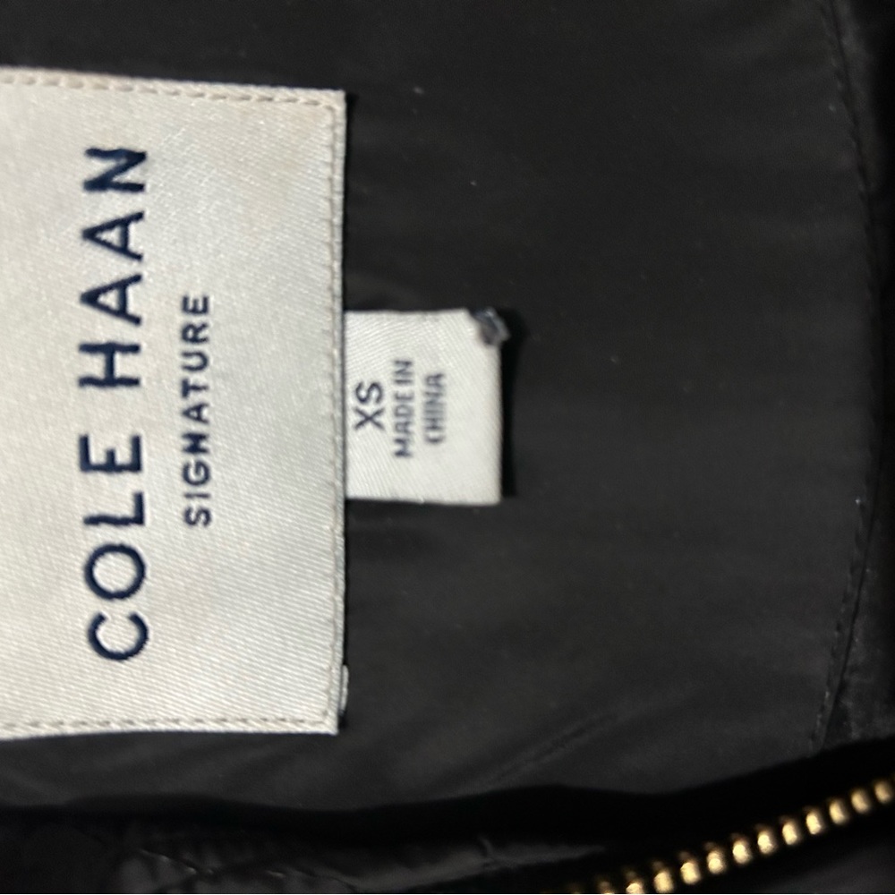 Cole Haan Black Quilted Jacket - Picture 4 of 5